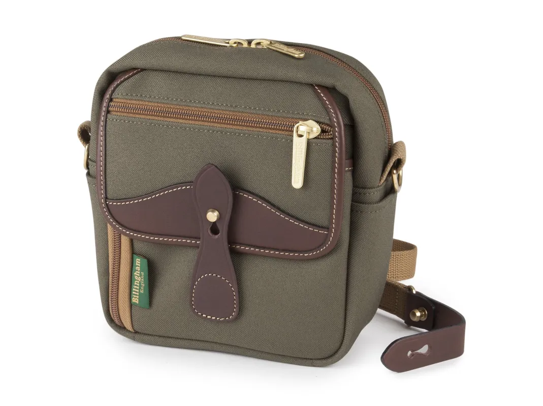 Pola Stowaway - Sage FibreNyte / Chocolate Leather made by Billingham