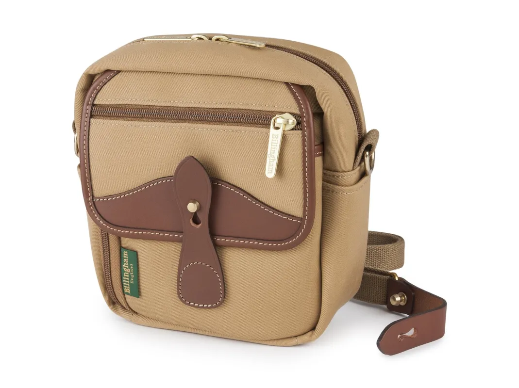 Pola Stowaway - Khaki Canvas / Tan Leather made by Billingham
