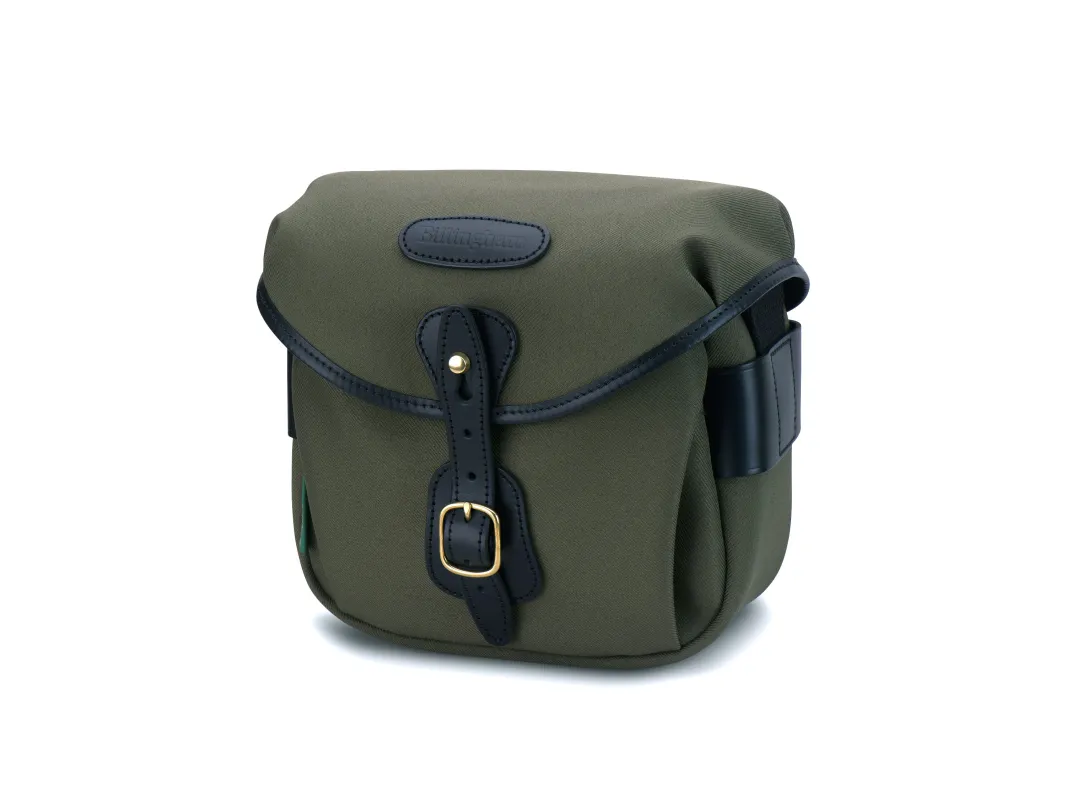 Hadley Digital Camera Bag - Sage FibreNyte / Black Leather made by Billingham