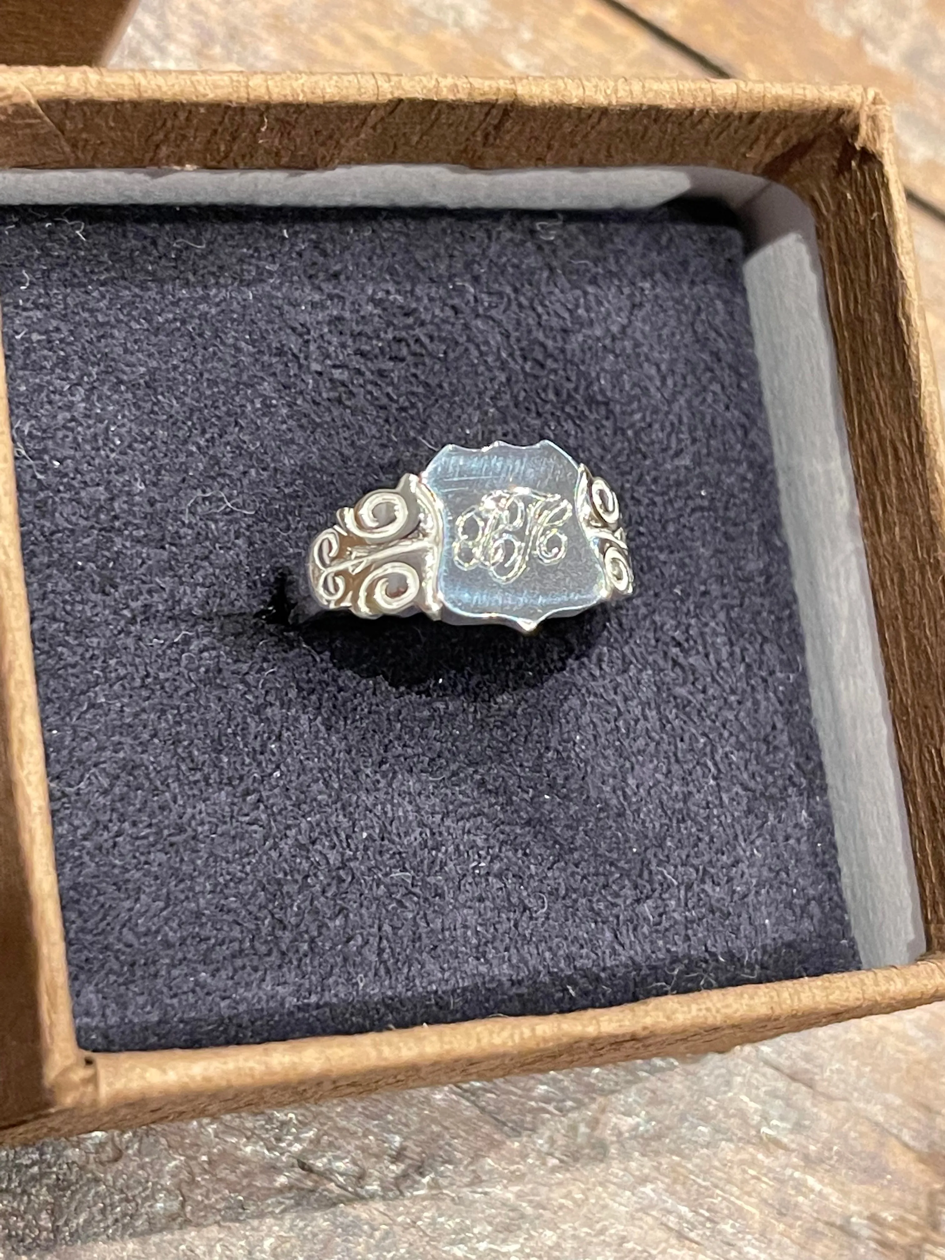 BLD045 SIGNET RING "SILVER925" sold by Blurred Co product image thumbnail 2