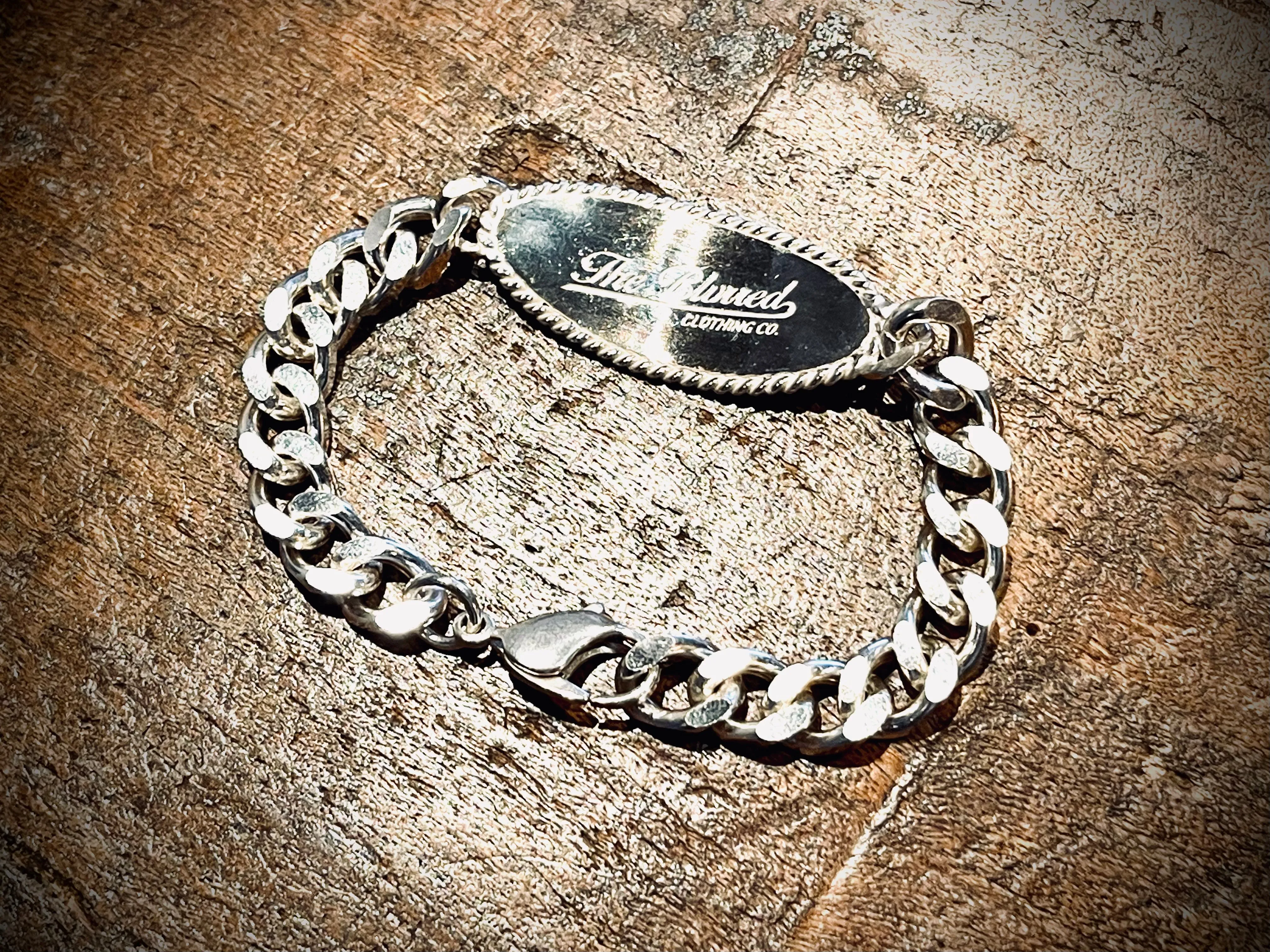 BLD102 SIGNET ID BRACELET "SILVER925" sold by Blurred Co product image thumbnail 2