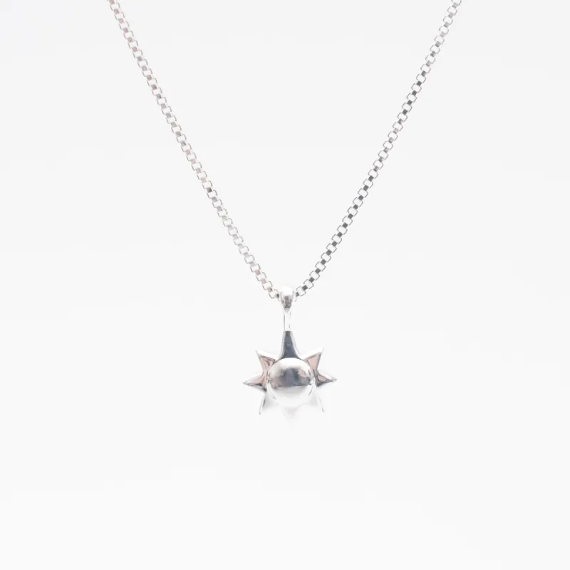 Silver Little Sun Necklace sold by Silver Lotus