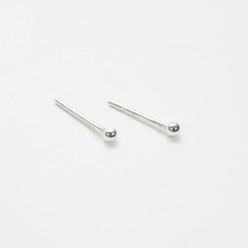 Silver 2mm Ball Studs sold by Silver Lotus