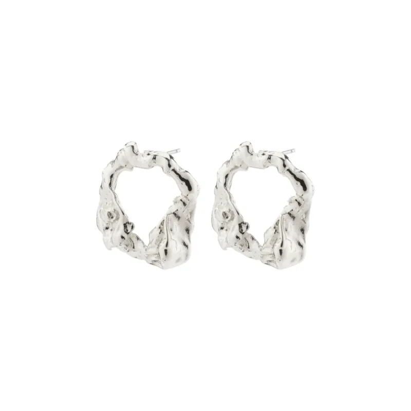 Smile Silver Plated Earrings sold by Silver Lotus