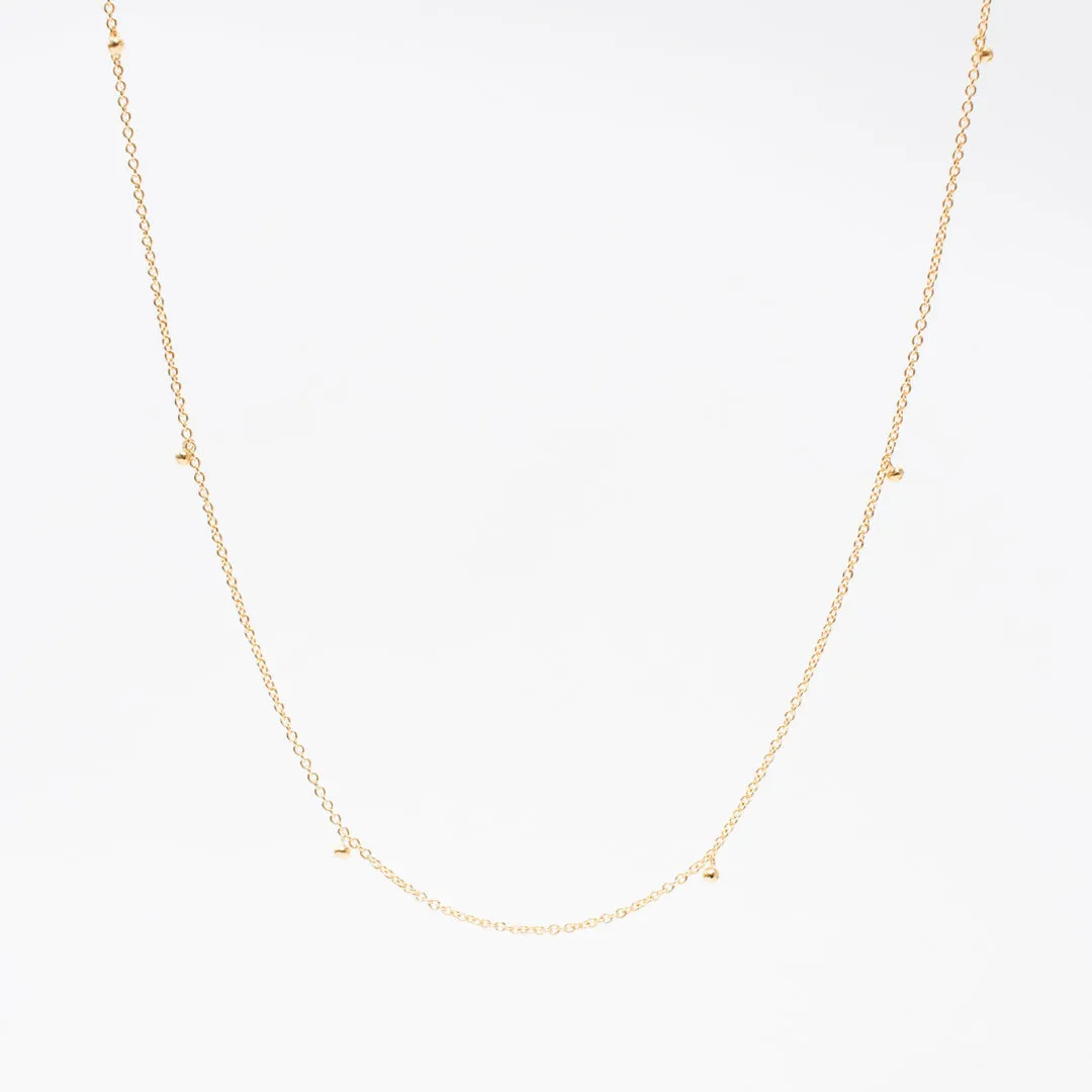 Gold Vermeil Drops Necklace sold by Silver Lotus