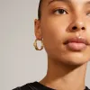 Julita Gold Plated Hoops sold by Silver Lotus