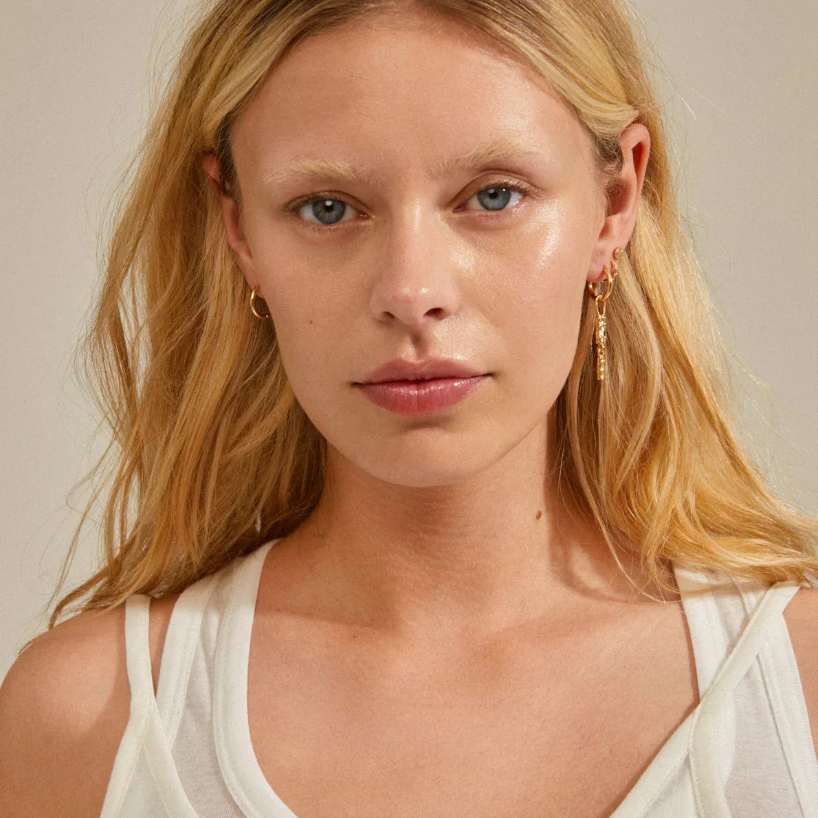 Star Gold Plated 3-in-1 Earring Set sold by Silver Lotus product image thumbnail 3