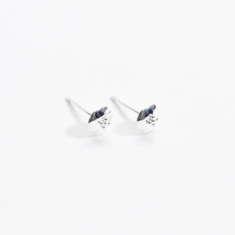 Silver Disc With Dots Studs sold by Silver Lotus