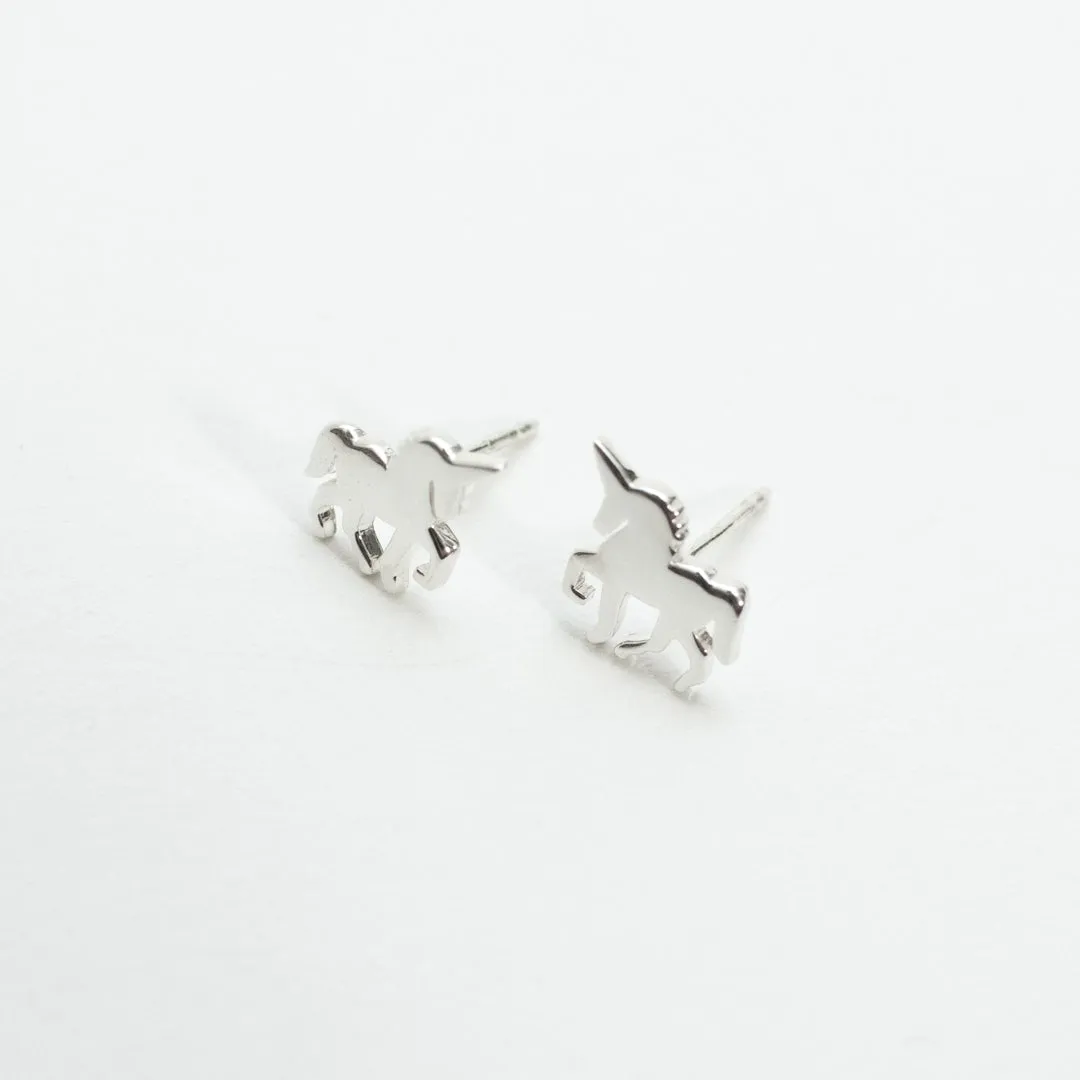 Silver Unicorn Studs sold by Silver Lotus product image thumbnail 4