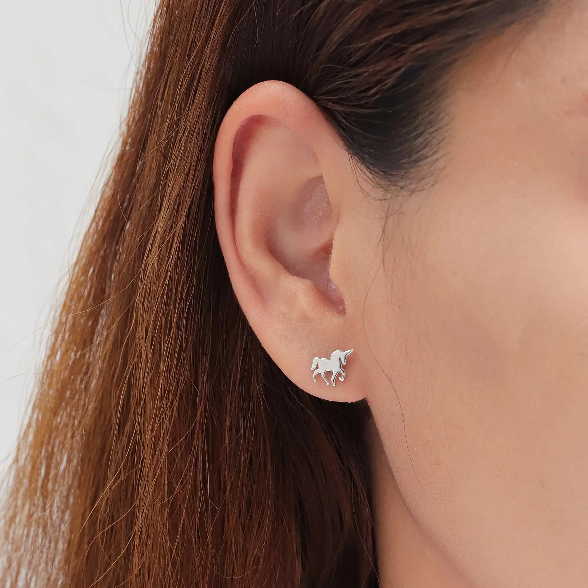 Silver Unicorn Studs sold by Silver Lotus product image thumbnail 2