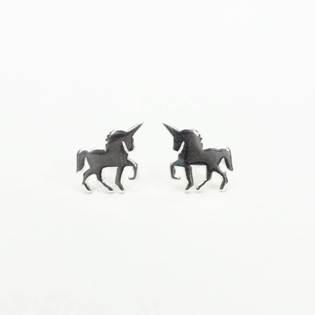 Silver Unicorn Studs sold by Silver Lotus product image thumbnail 3