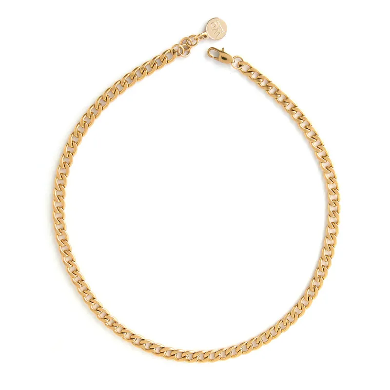 Cobain Gold Necklace made by Silver Lotus