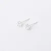 Silver 8 Prong Claw Set Cubic Studs sold by Silver Lotus