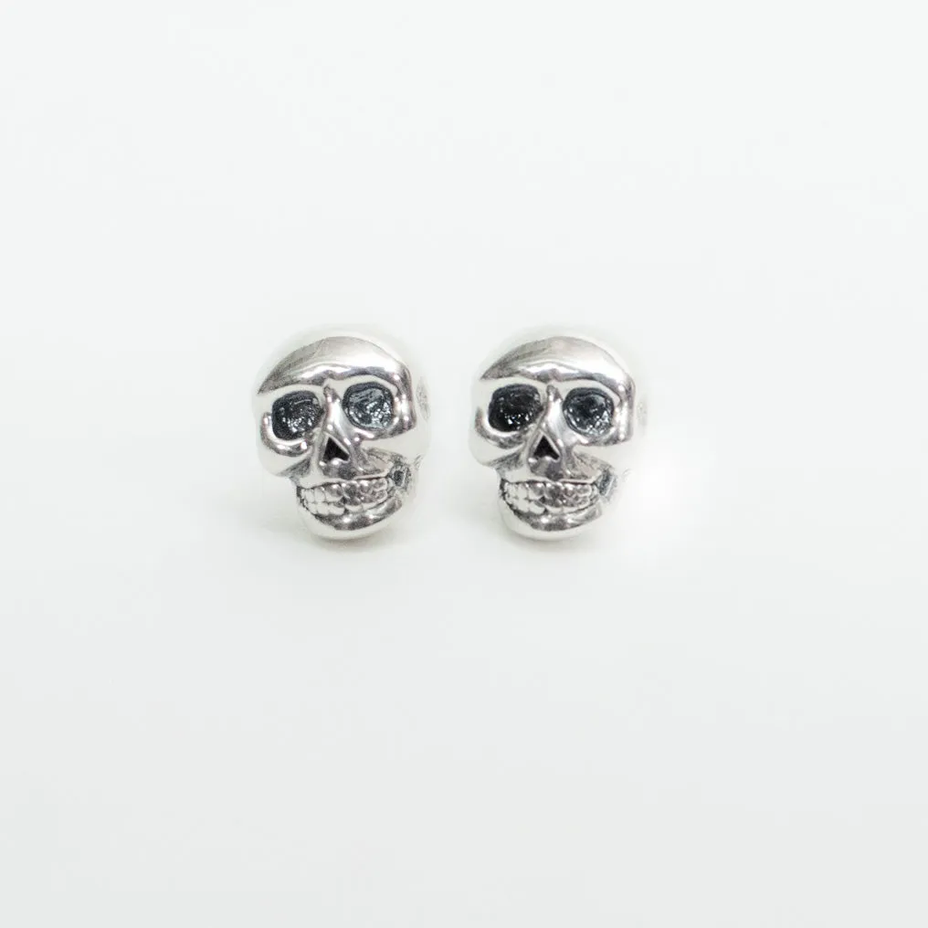 Silver Medium Skull Studs sold by Silver Lotus