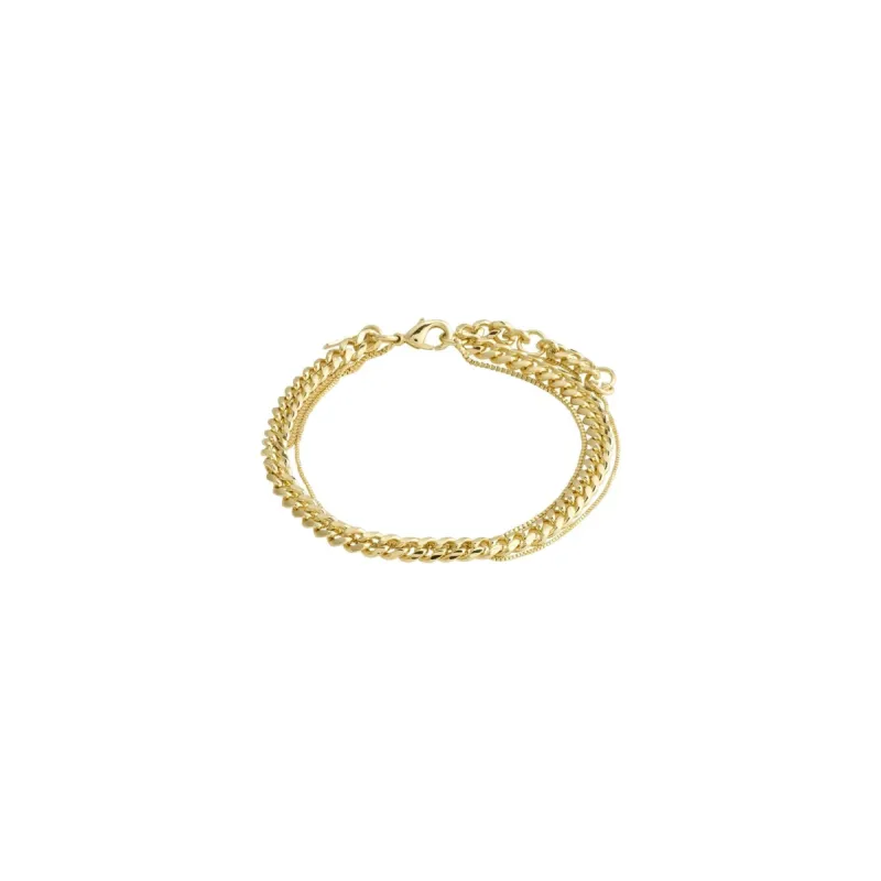 Create Gold Plated 3-in-1 Bracelet sold by Silver Lotus