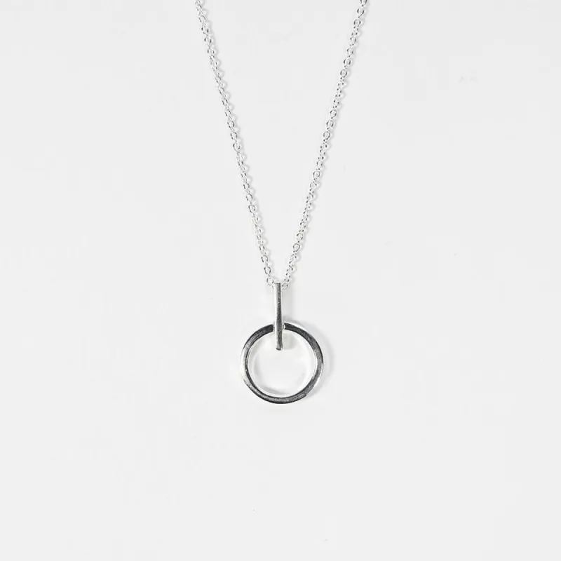 Mod Geometric Silver Necklace sold by Silver Lotus