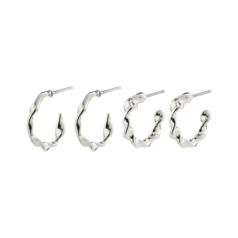 Storm Silver Plated Earring Set sold by Silver Lotus