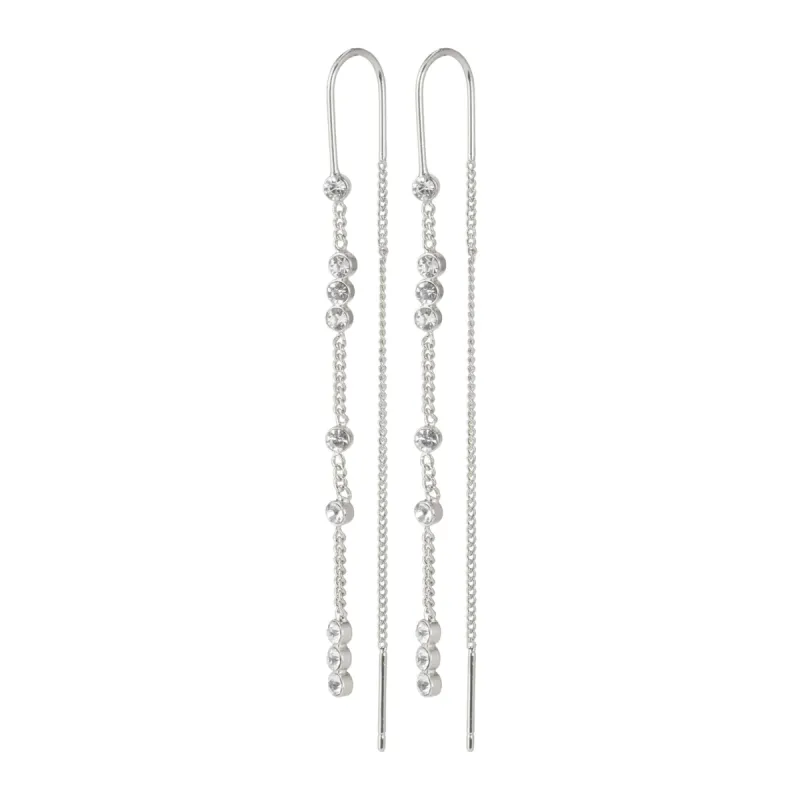 Kamari Silver Plated Crystal Earrings sold by Silver Lotus