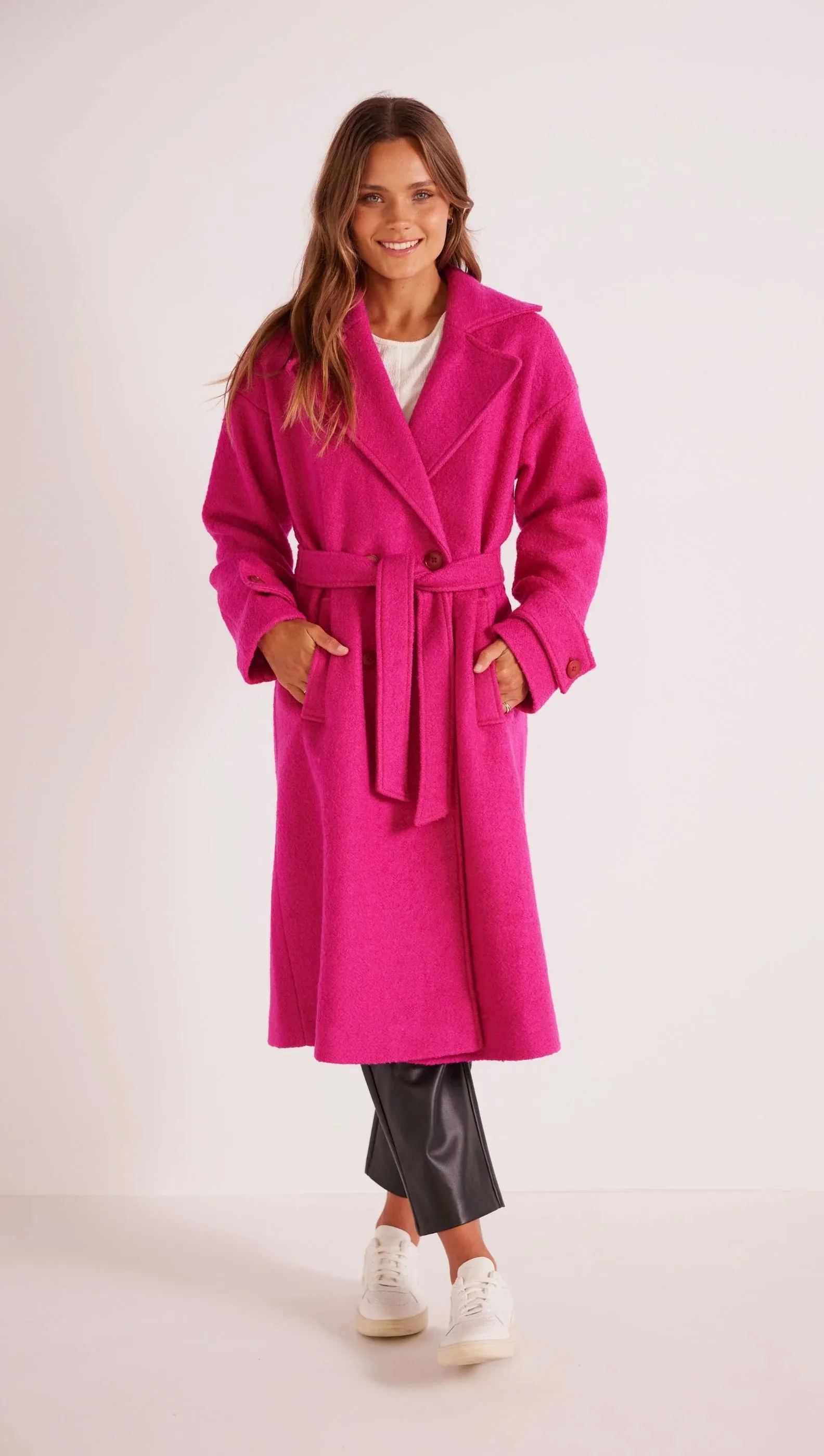 Safira Wool Blend Coat sold by Silver Lotus