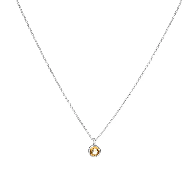 November Birthstone Necklace sold by Silver Lotus