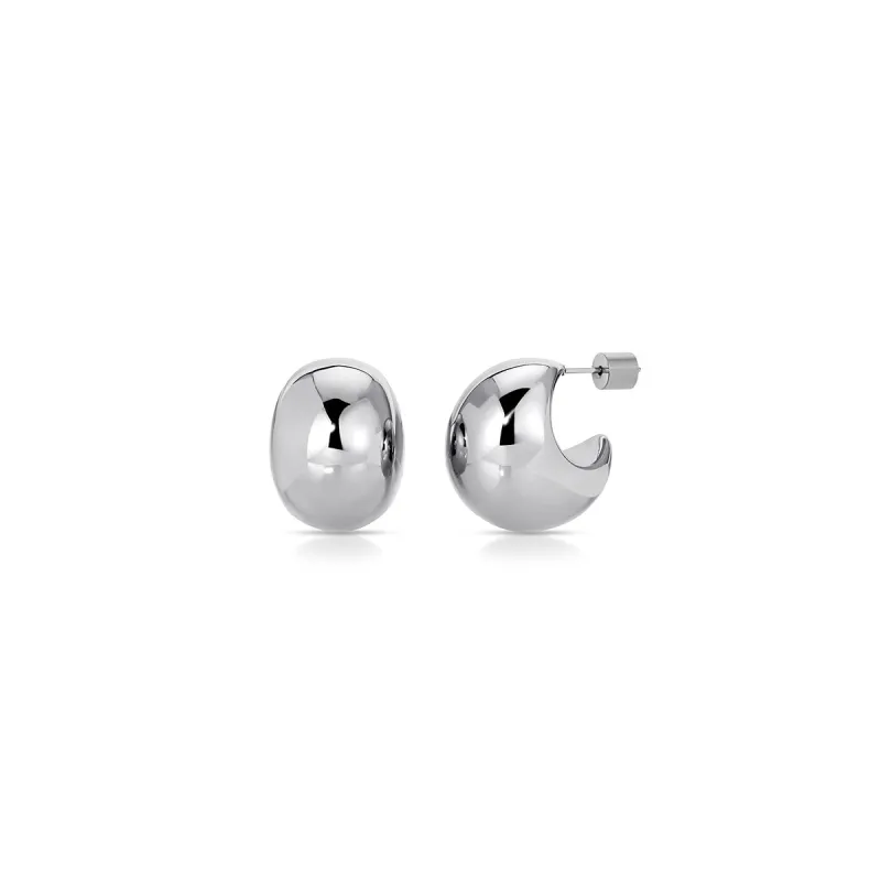 Silver Alix Hoops sold by Silver Lotus