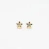 Small Gold Vermeil Cubic Star Studs sold by Silver Lotus