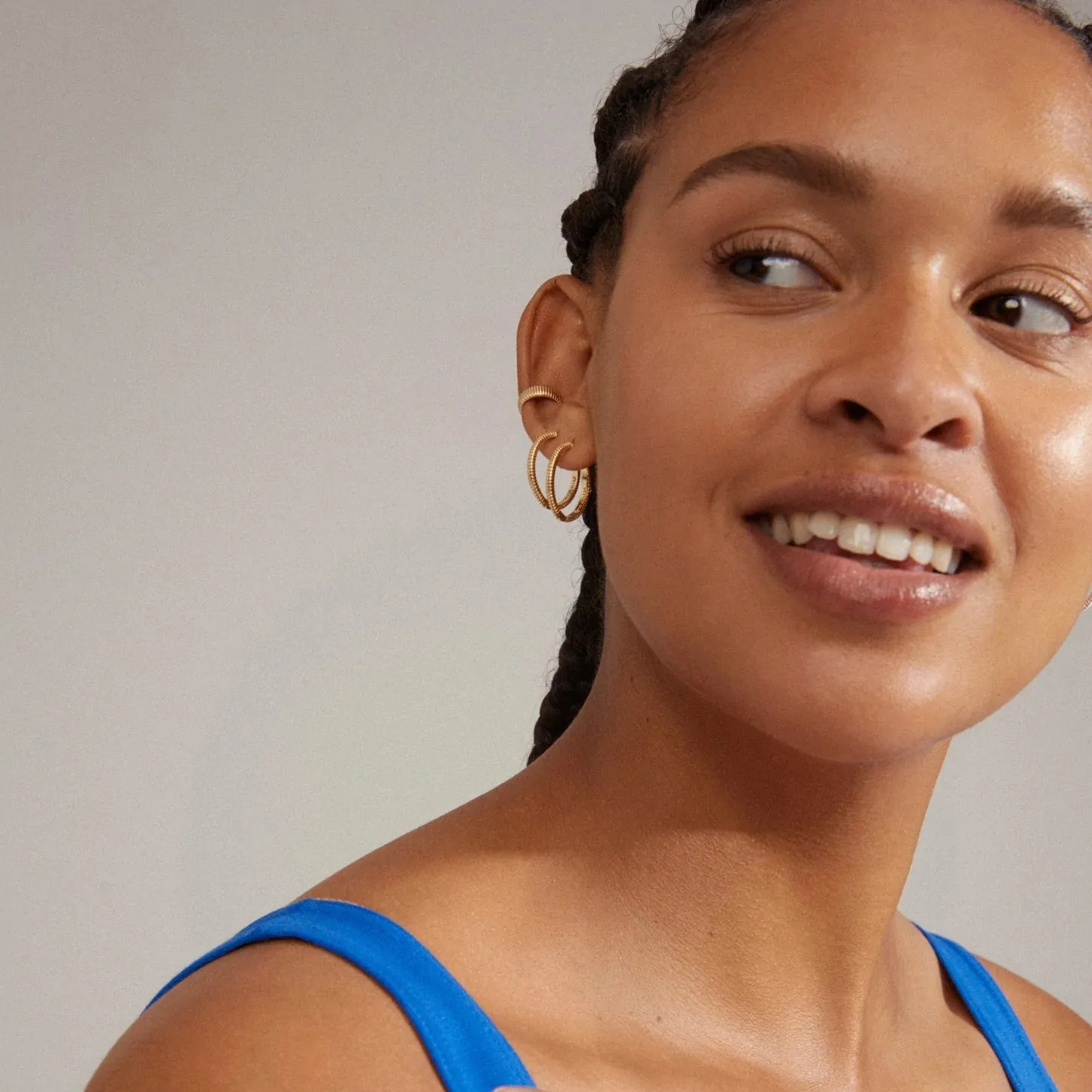 Xena Gold Plated Earring Set sold by Silver Lotus product image thumbnail 2