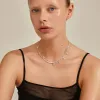 Riko Silver Plated 2-in-1 Necklace Set sold by Silver Lotus