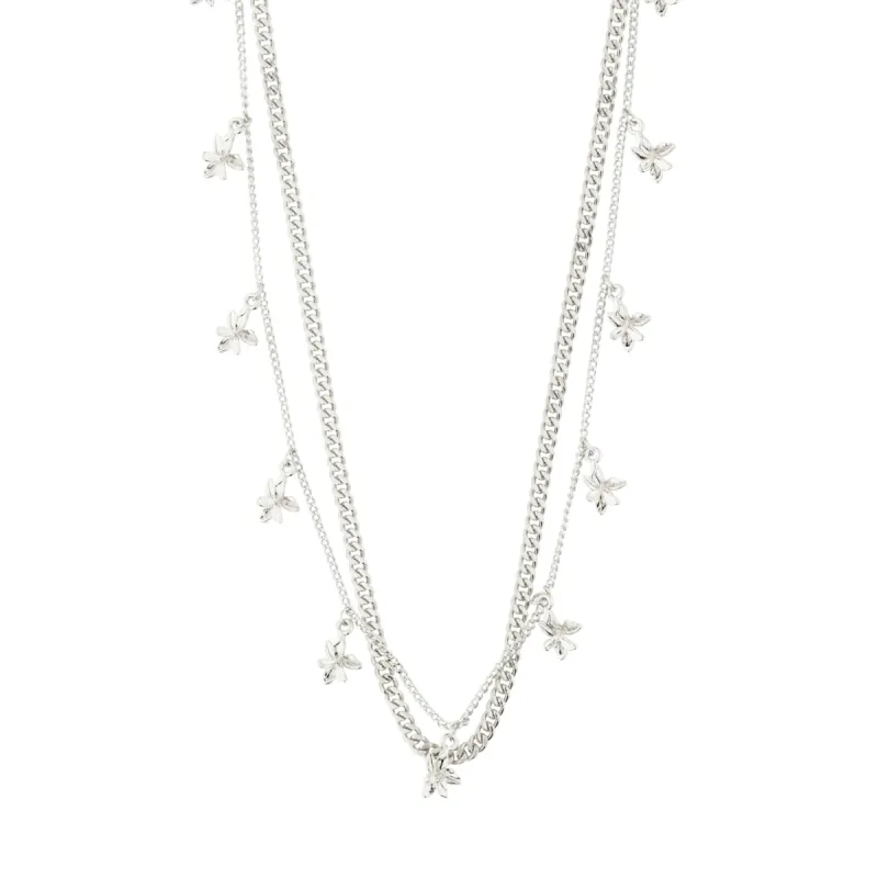 Riko Silver Plated 2-in-1 Necklace Set sold by Silver Lotus