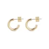 Gold Plated Lisa Hoops sold by Silver Lotus