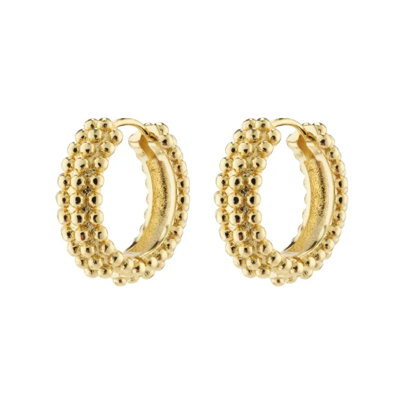 Anitta Gold Plated Hoops sold by Silver Lotus