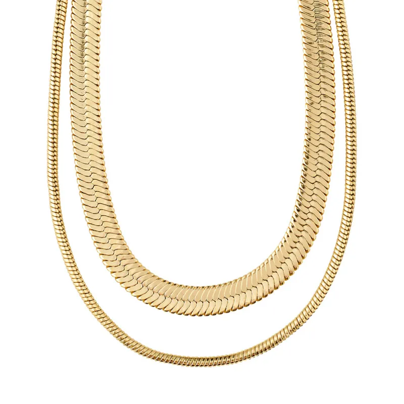 Reconnect Gold Plated Necklace sold by Silver Lotus