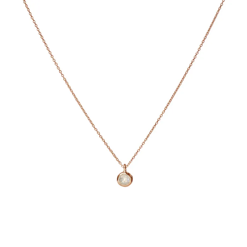June Birthstone Necklace sold by Silver Lotus