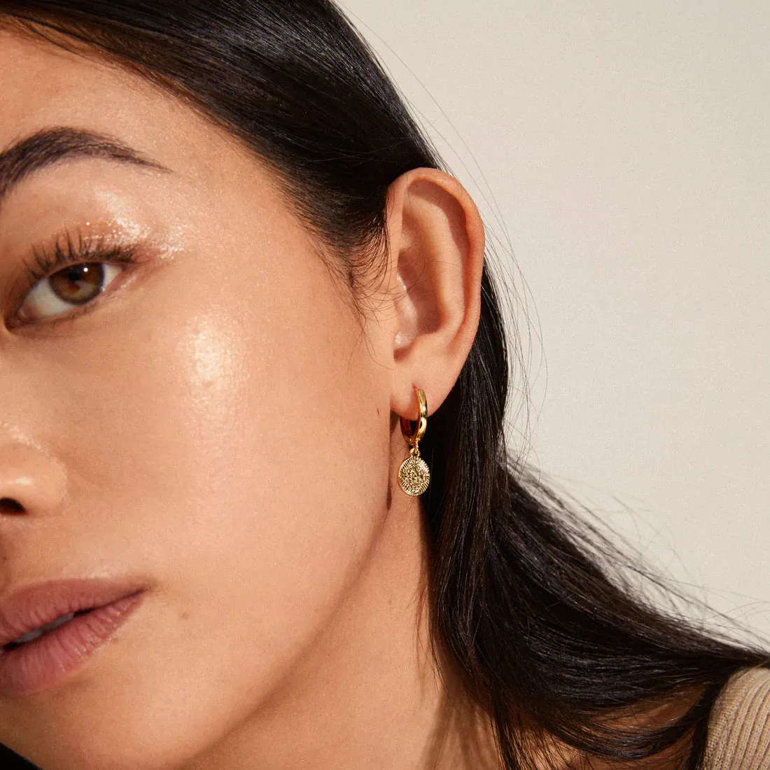 Nomad Gold Plated Hoops sold by Silver Lotus product image thumbnail 3