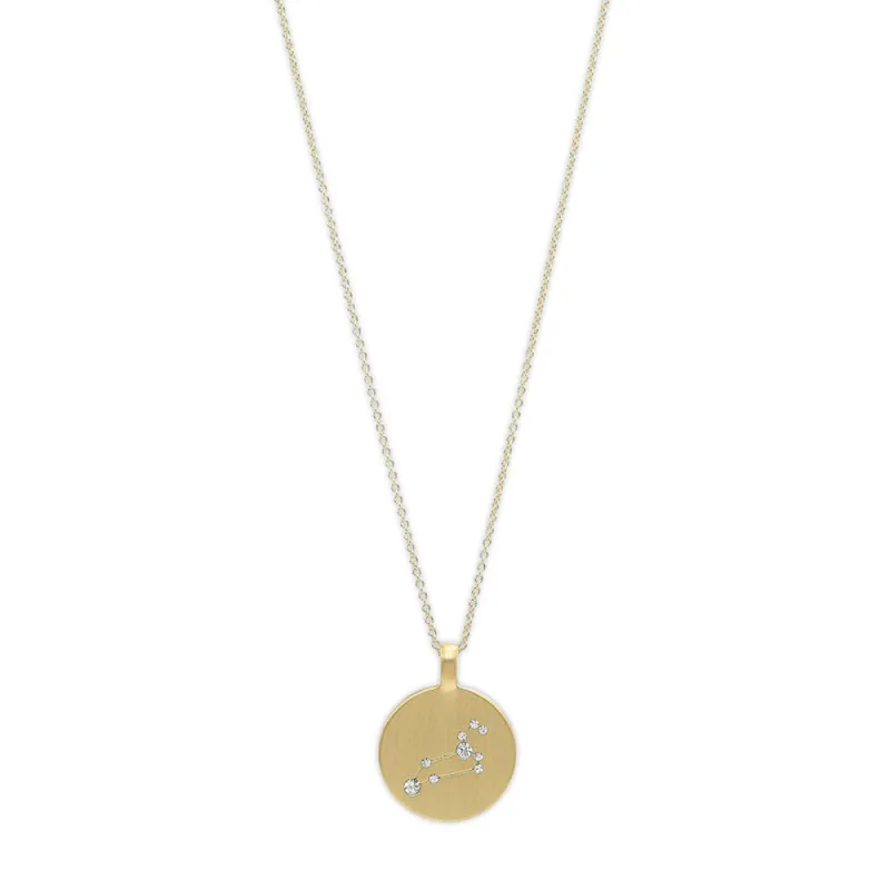 Leo Star Sign Gold Plated Necklace sold by Silver Lotus