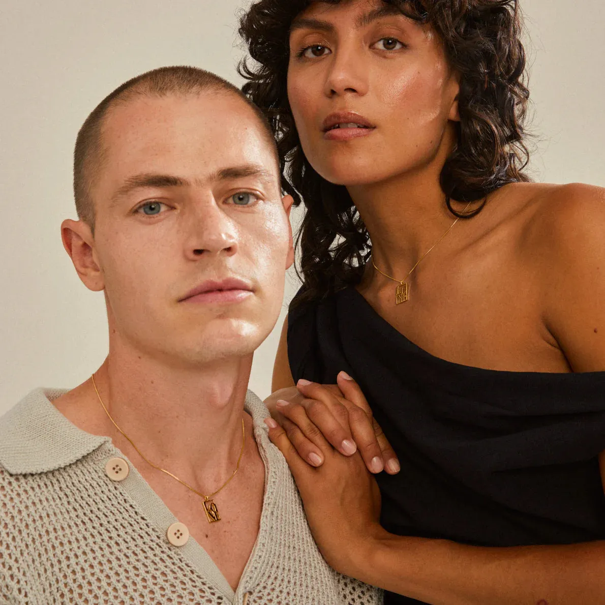 Love Tag Gold Plated Necklace sold by Silver Lotus product image thumbnail 3