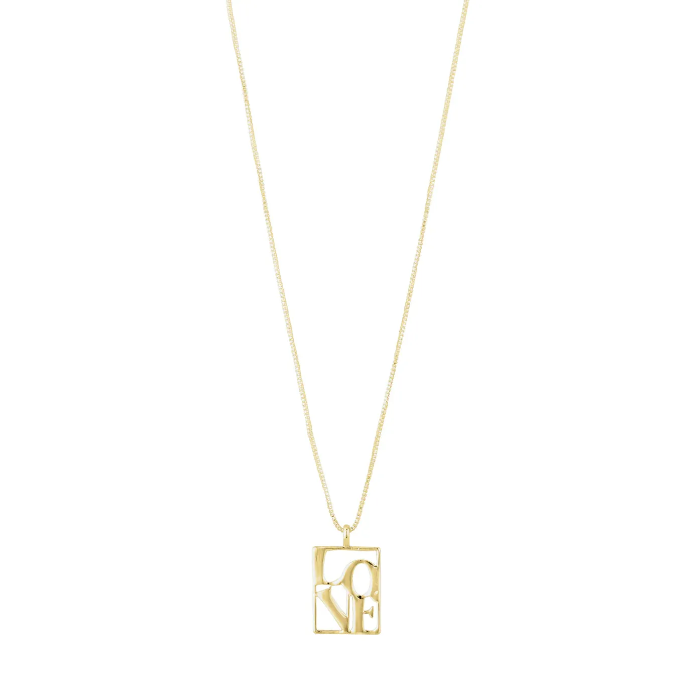 Love Tag Gold Plated Necklace sold by Silver Lotus
