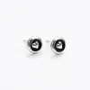 Silver Embossed Heart Studs sold by Silver Lotus