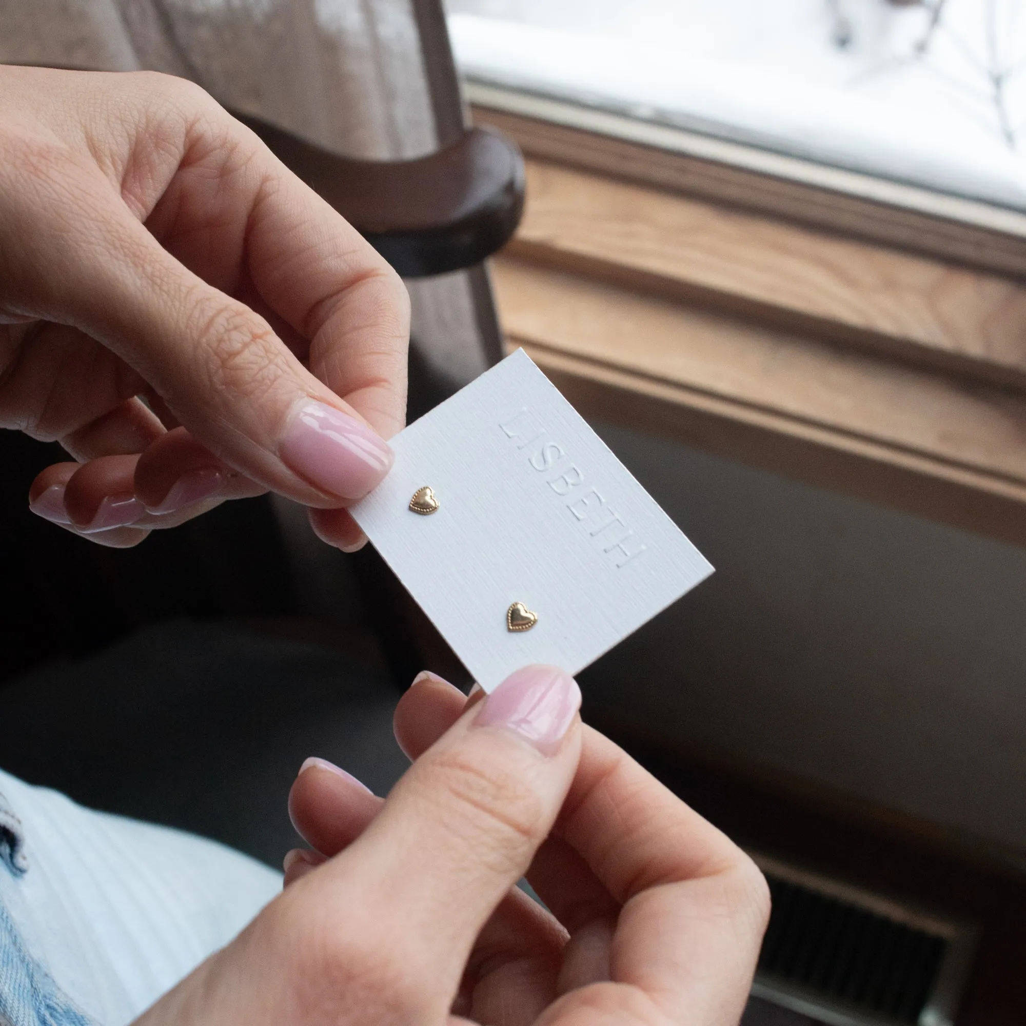 Louvre Gold Studs sold by Silver Lotus product image thumbnail 2