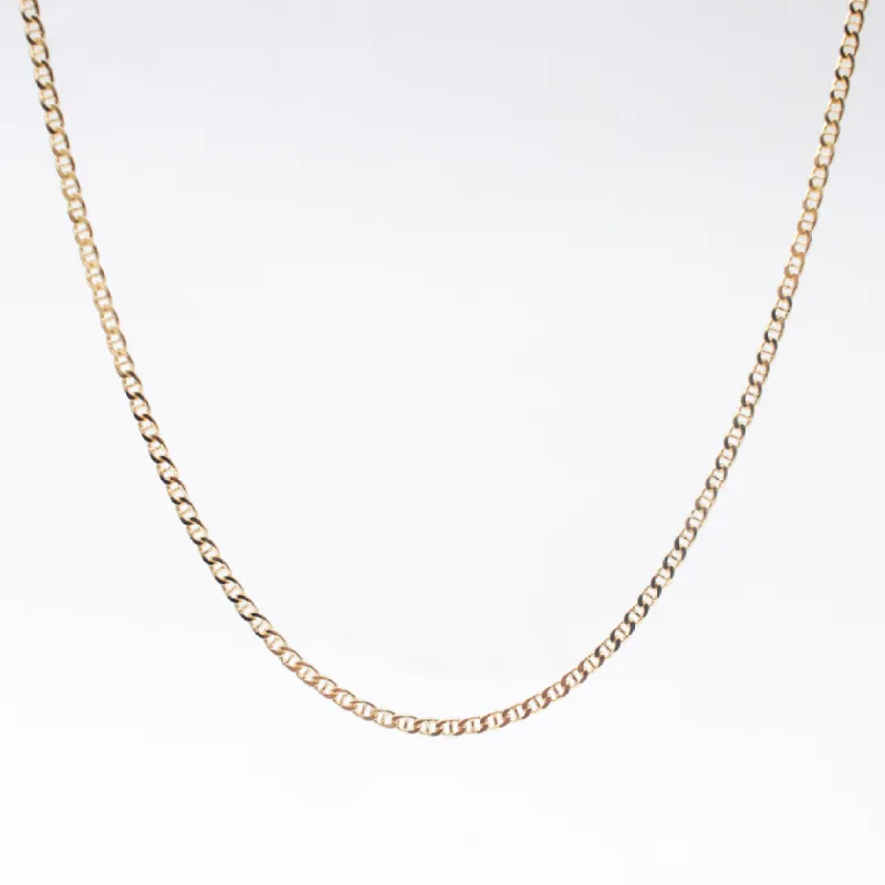 Gold Vermeil Mariner Chain Necklace sold by Silver Lotus