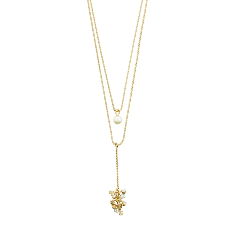 Jolene Gold Plated Necklace sold by Silver Lotus