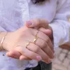 Gold Vermeil Oval Cabachon Aquamarine Ring sold by Silver Lotus