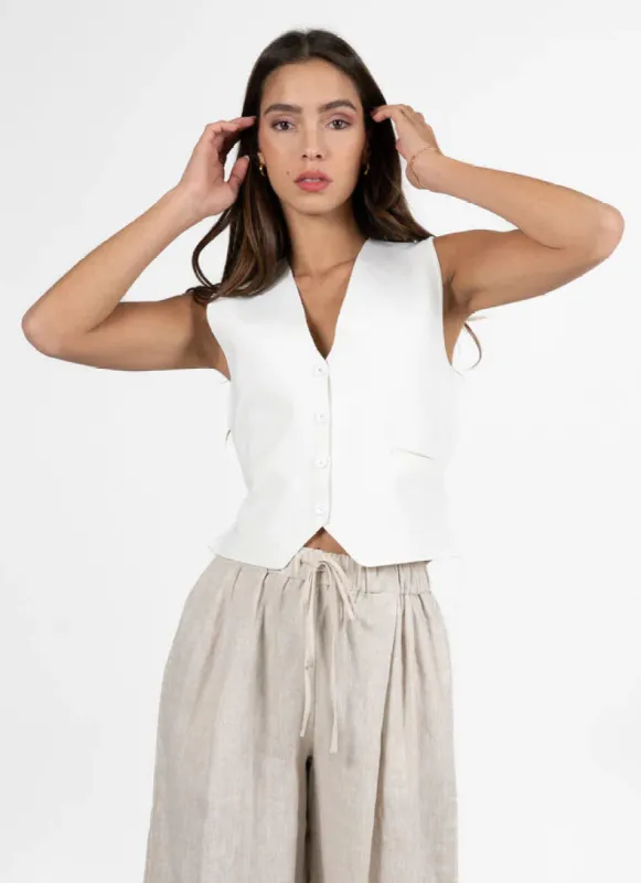 Button Down Vest sold by Silver Lotus
