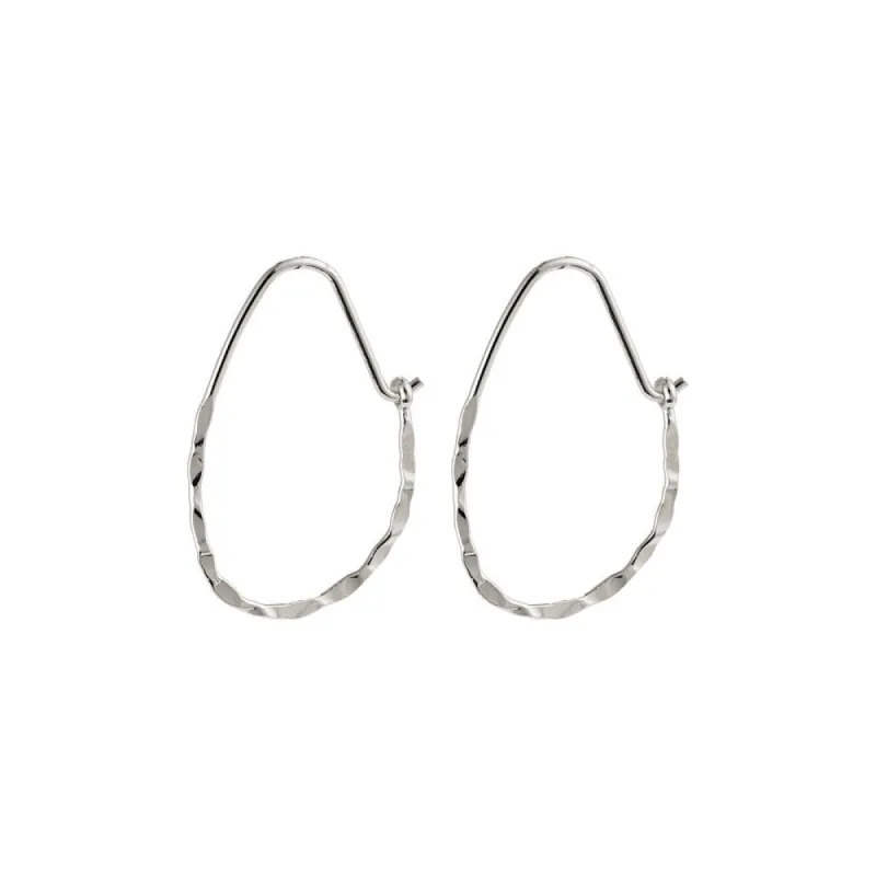 Olena Silver Plated Hoops sold by Silver Lotus