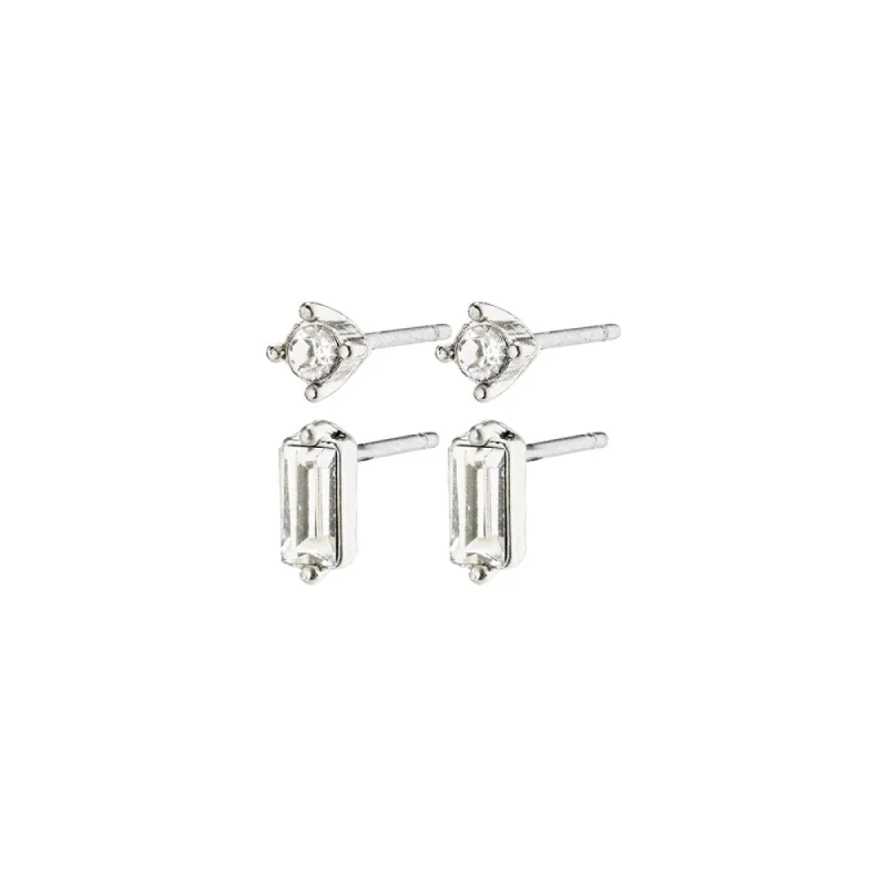 Sabrina Silver Plated Earring Set sold by Silver Lotus
