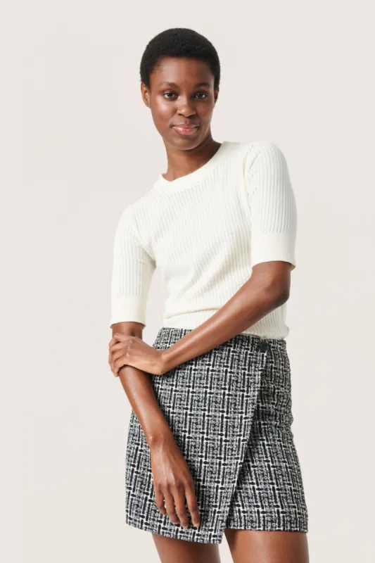 Spina Knit T-Shirt sold by Silver Lotus