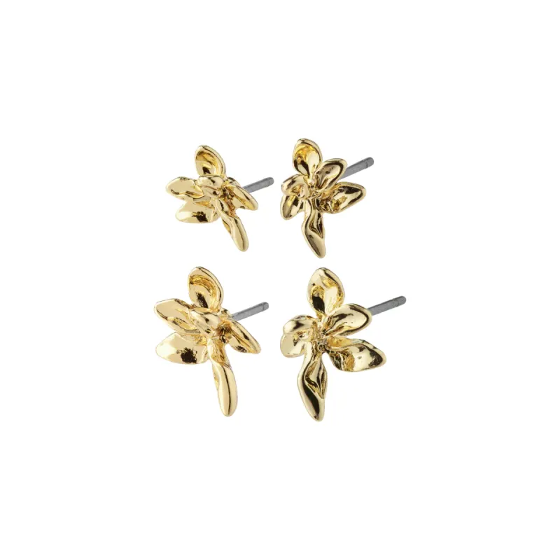 Riko Gold Plated Earring Set sold by Silver Lotus