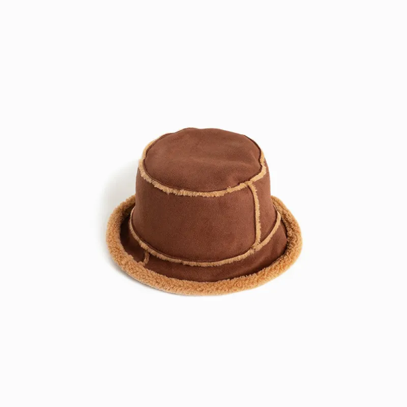Suede Reversible Bucket Hat sold by Silver Lotus