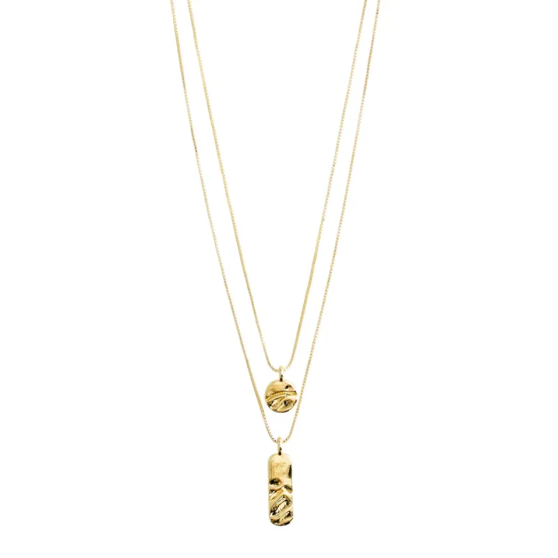 Blink Gold Plated 2-in-1 Necklace sold by Silver Lotus