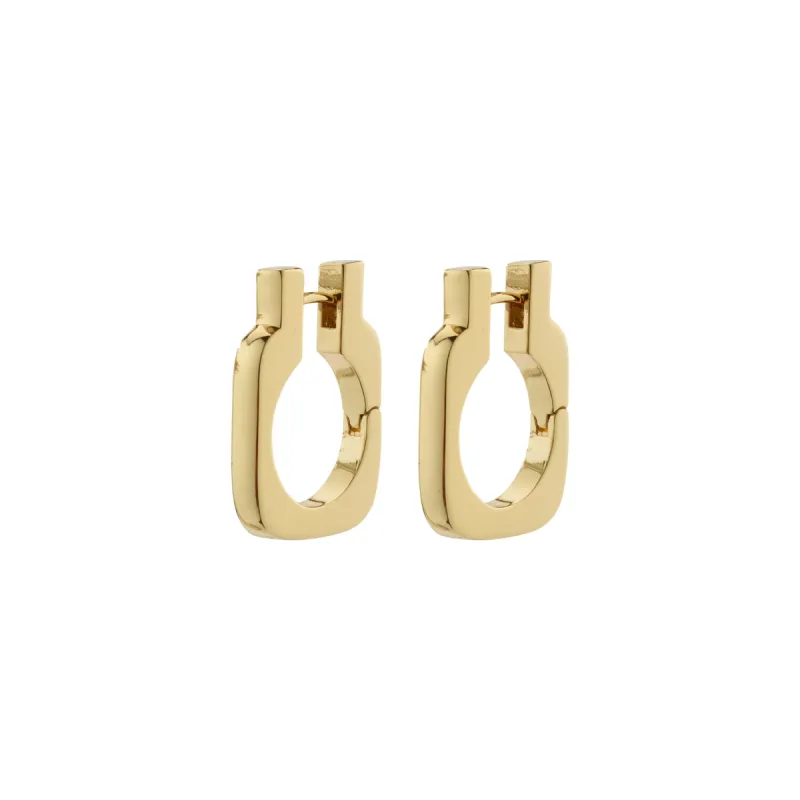 Live Gold Plated Hoops sold by Silver Lotus